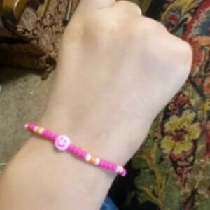 Pink and Orange Bracelet